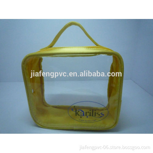 Stain Toiletry & Wash Bag with PVC Window